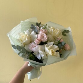 Авторский букет "люблю тебя <3"