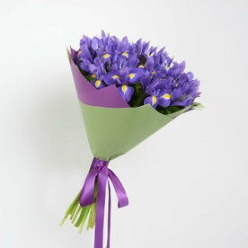 Букет из 49 шикарного ириса