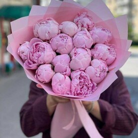 Букет из 15 пионов ❤️