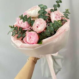 Стильный букет пионов ❤️