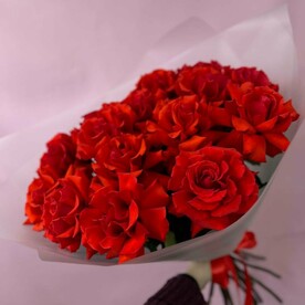 Букет из 15 Французских роз «Французский поцелуй»