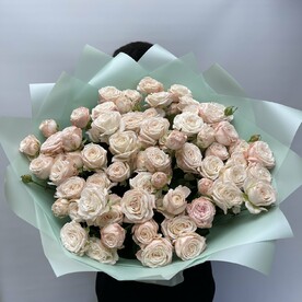 Роза кустовая, Дизайнерская упаковка, Открытка