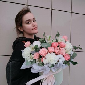 Шляпная коробка «Нежность»