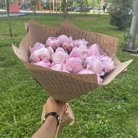 Пион сара бернард, Крафт упаковка