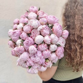 Розовый пион 35