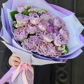 Букет из 25 нежной розы