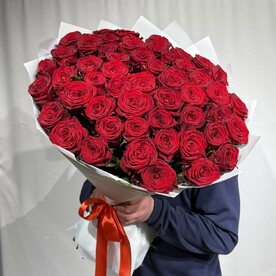Букет из 51 роз красных