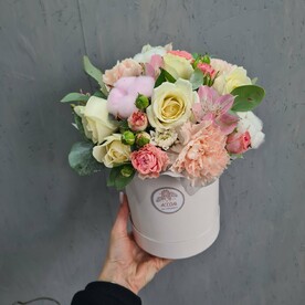 Коробка с цветами
