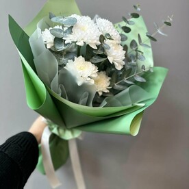 Букет из хризантемы