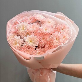Букет из 5 кустовых хризантем