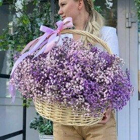 Корзина из гипсофилы
