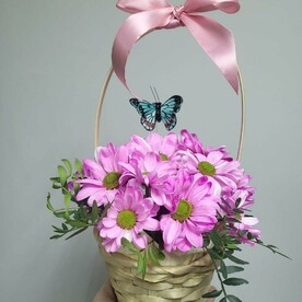 Корзинка с цветами