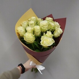 Букет из 11 белой розы