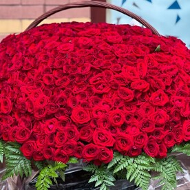 РОЗЫ В КОРЗИНЕ 251
