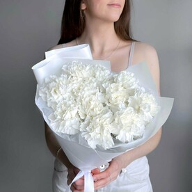 Белые гвоздики 11