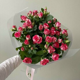 Кустовые розы файер 9
