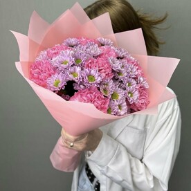 Букет из Сантини и диантуса