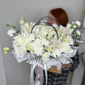 Роза, Диантус, Диантус кустовой, Орхидея, Лизиантус Эустома, Хризантема, Упаковка