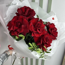 Роза французская, Фисташка, Пленка матовая, Тишью