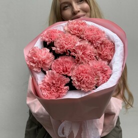 Монобукет «Розовый комплимент» из диантусов