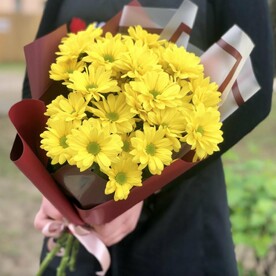 Хризантема кустовая, Дизайнерская упаковка