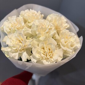Букет из белых французских роз