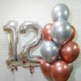 Сет из 8 шаров и 2 цифры