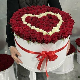 Роза шт, Флористическая губка шт, Коробка шт, шт