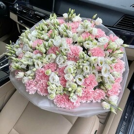 Диантус, Лизиантус Эустома, Стильная упаковка