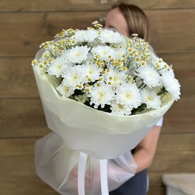 Хризантемы и танацетум