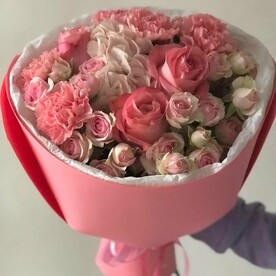 Букет "Спелая клубника"