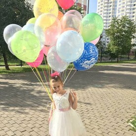Набор 25 шаров " С днем рождения"