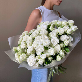 Роза пионовидная кустовая, Авторская упаковка