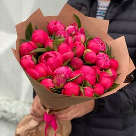 Пионы коралловые