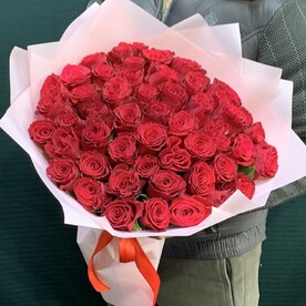 Роза красная 51 (40см)