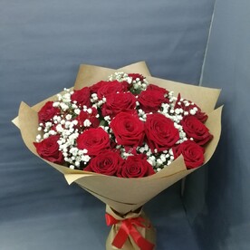 Букет из красных роз