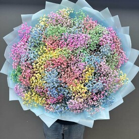 🌼 Букет из 51 гипсофила микс цвета — нежность и красота в каждом лепестке! 🌼