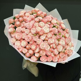 Роза пионовидная кустовая шт, Дизайнерская упаковка шт, шт