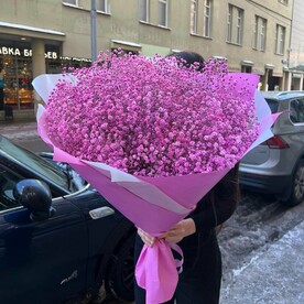 Гипсофила, Дизайнерская упаковка, Открытка