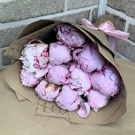 Пион, Крафт, Открытка