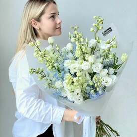 Дельфиниум, Лизиантус Эустома, Авторская упаковка