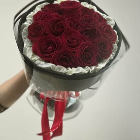 Роза, Тишью, Пленка матовая, Фоамиран