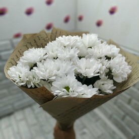 Букет из хризантем