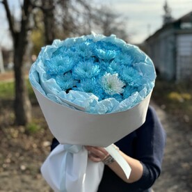 Букет голубого облако