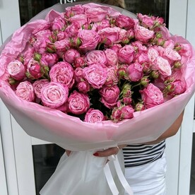 Роза пионовидная кустовая, Дизайнерская упаковка