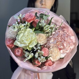 Букет в нежной гамме