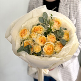 5💛 ПИОНОВИДНЫХ ЖЕЛТЫХ РОЗ СИЛЬВА САННИ