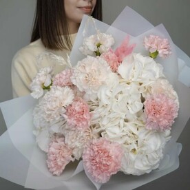 Диантус шт, Лагурус шт, Гортензия шт, Аспарагус шт, Дизайнерская упаковка шт, Аквабокс шт