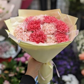 Букет цветных диантусов