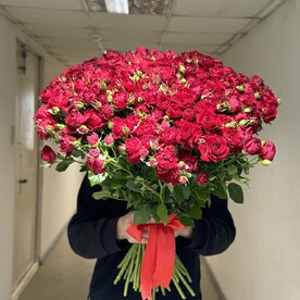 Роза кустовая, Дизайнерская упаковка, Открытка